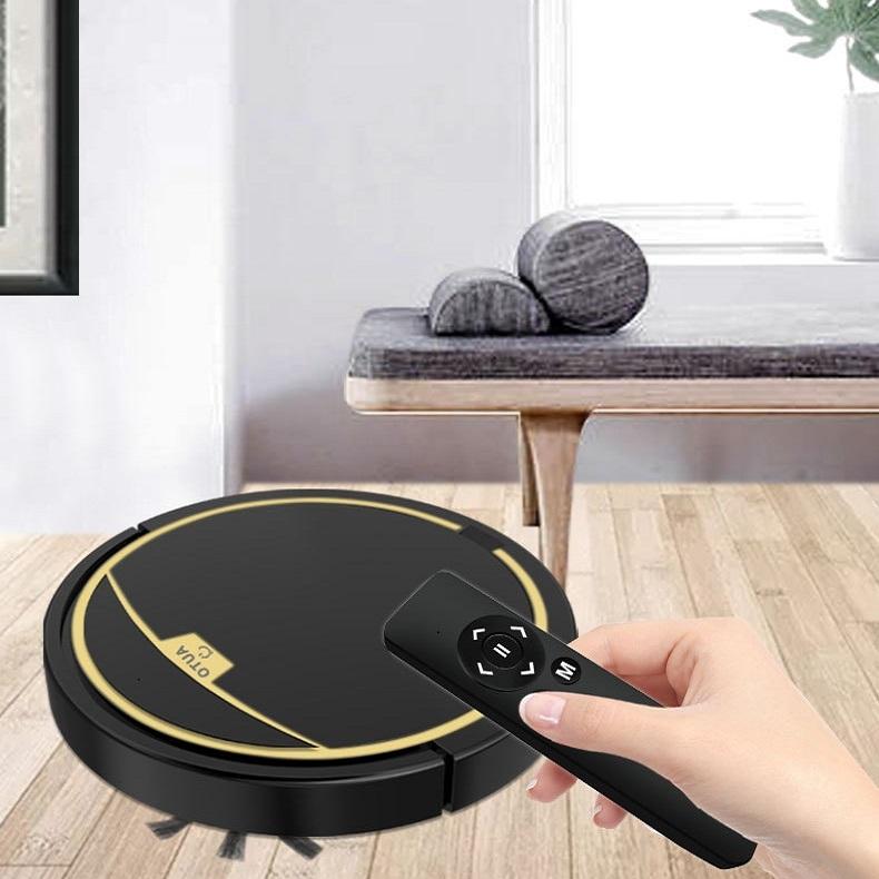 Smart Automatic Sweeping Robot with Mopping Function - Anti-fall - Black Tristar Online