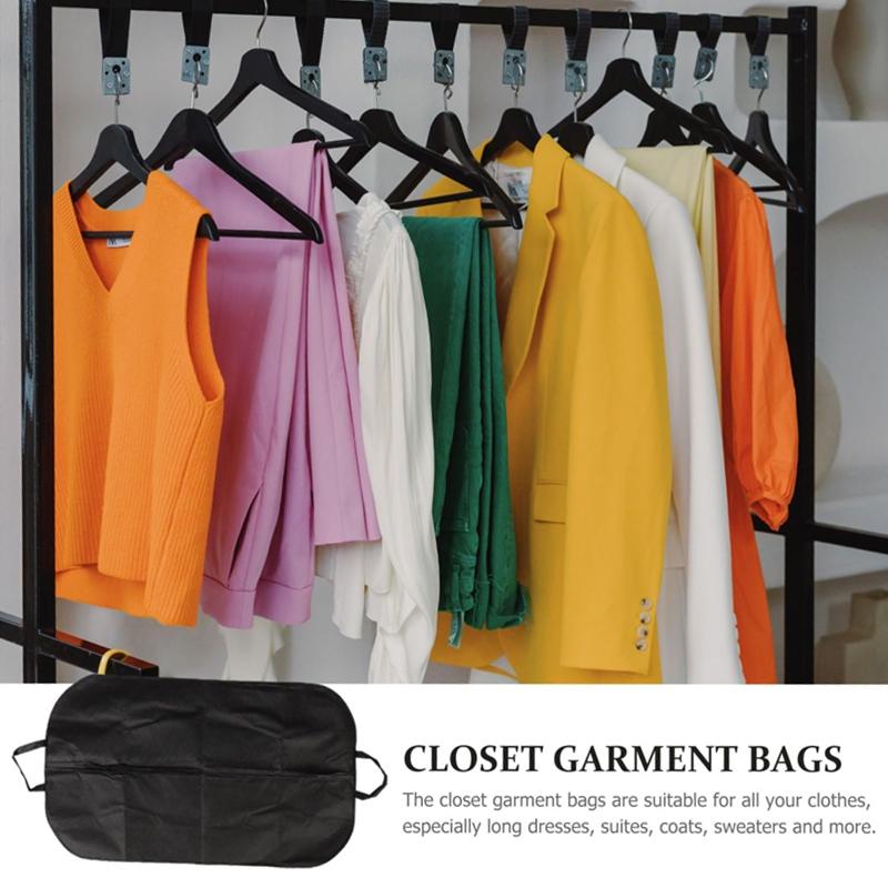 Black Non Woven Coat Suit Dust Bag 60X100Cm - White 60X120Cm Tristar Online