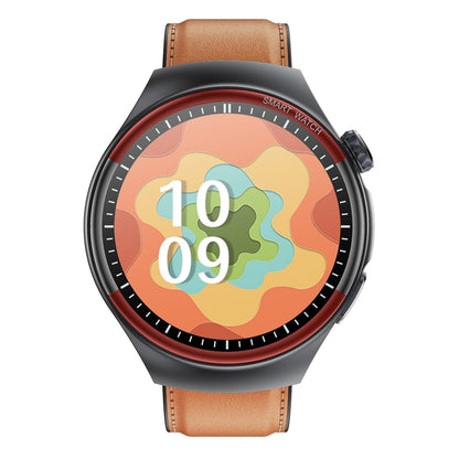 Smart Round Screen Watch With Bt Call And Health Tracking - Leather - Silicone Red Tristar Online