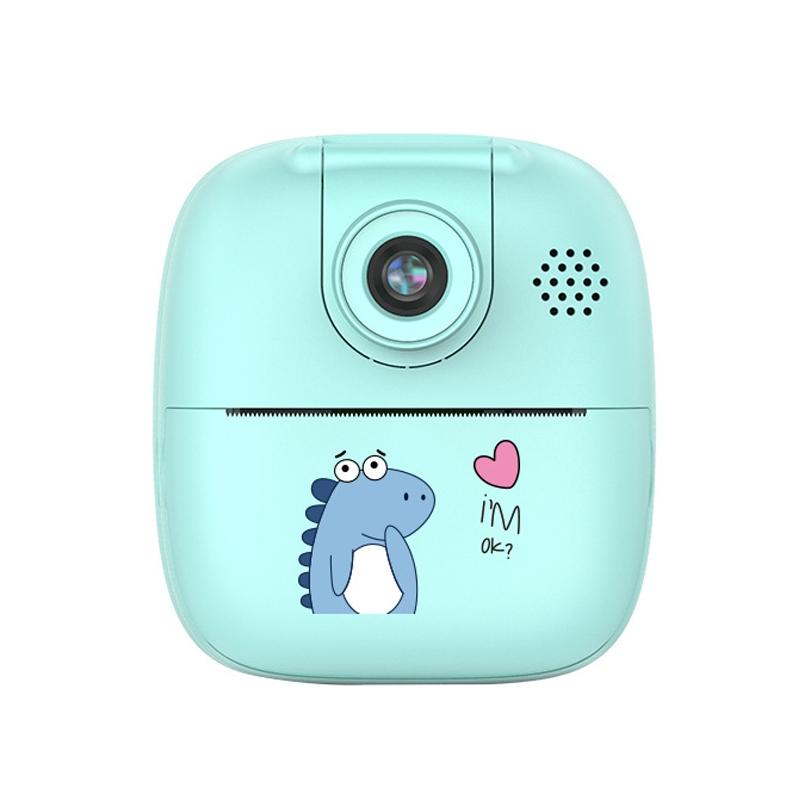 Blue Cartoon Kids Digital Camera with Rotating Lens - A18 Hd Printable Tristar Online