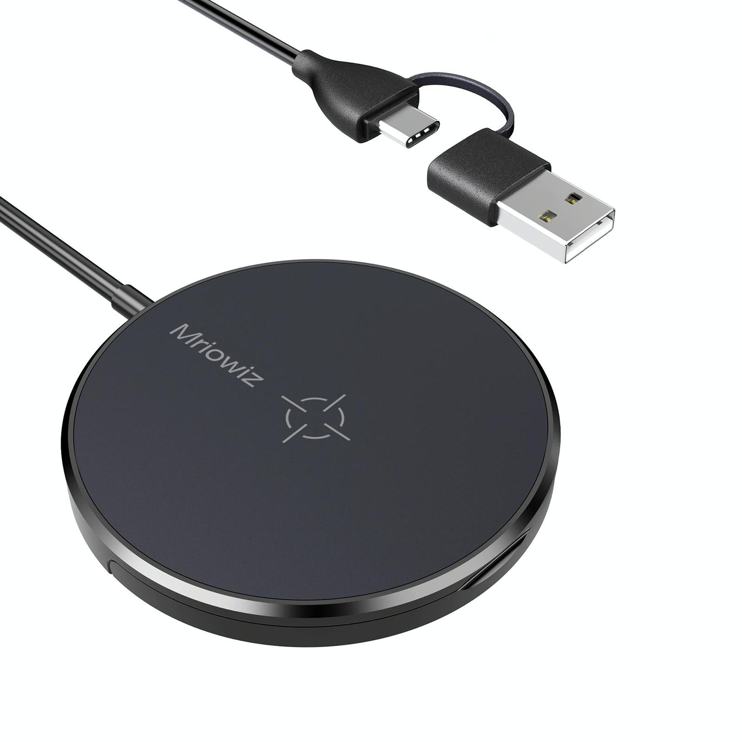 15W Desktop Magsafe Magnetic Wireless Charger With Usb C Cable Tristar Online