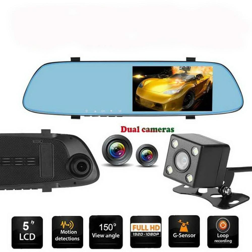 5 Dual Lens Car Dvr with 1080p Fhd Touch-screen Tristar Online