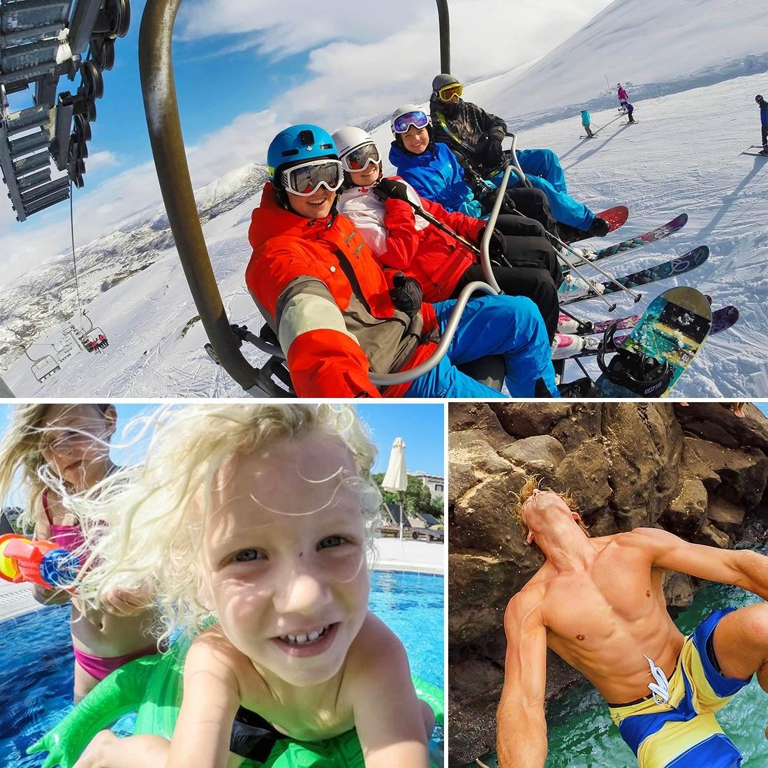 Extendable Selfie Monopod for Action Cameras - 22.5-80cm Length Tristar Online