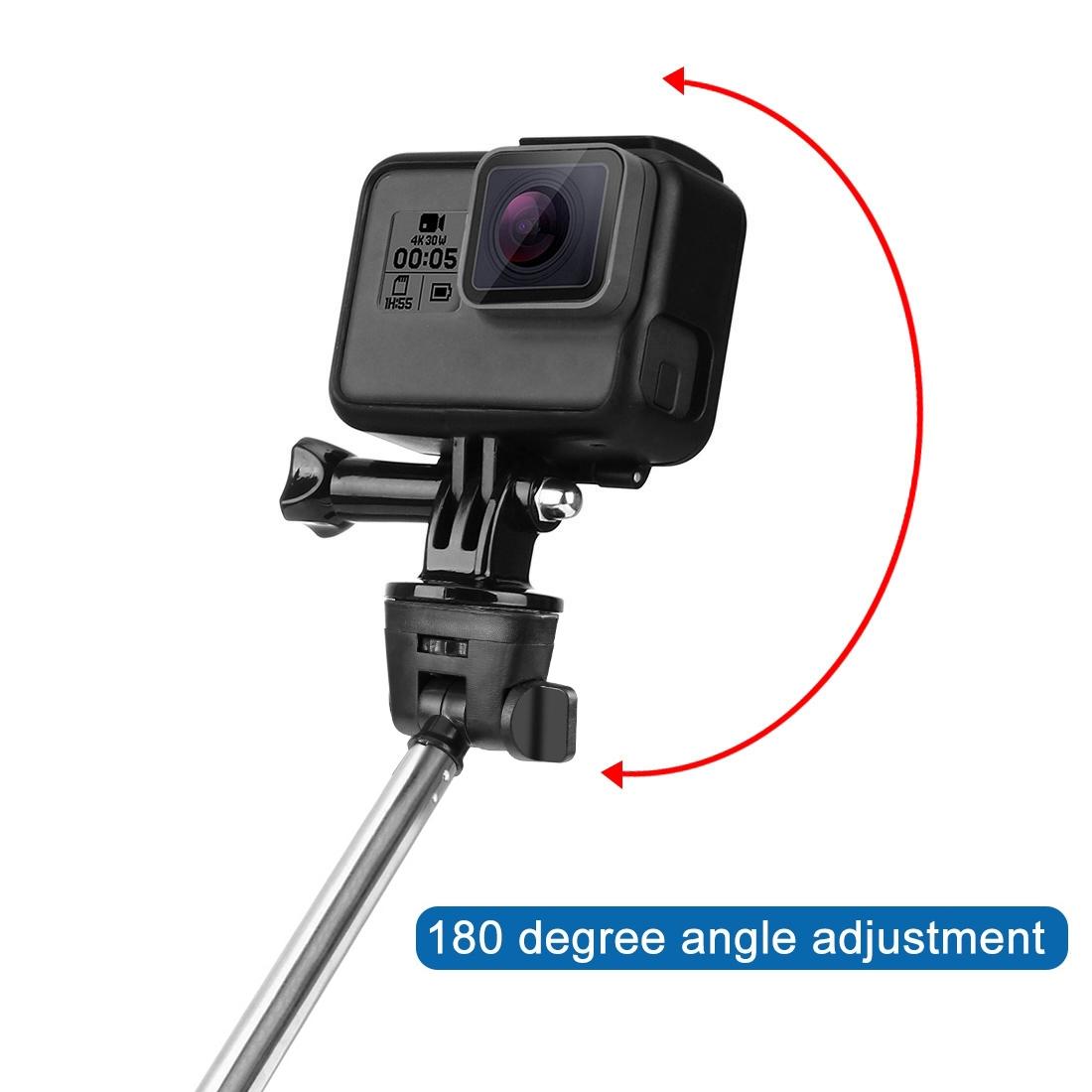 Extendable Selfie Monopod for Action Cameras - 22.5-80cm Length Tristar Online