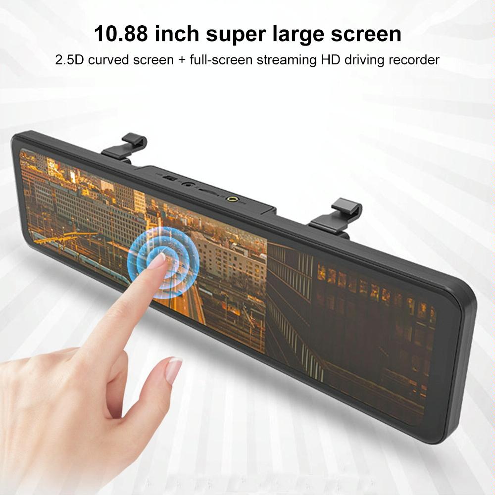 10.88 Ips Touch Screen Car Dvr Recorder - Ultra Hd 1080p Tristar Online