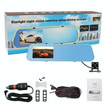 4.3 Dual Camera Vehicle Dvr with Full Hd 1080p Display Tristar Online