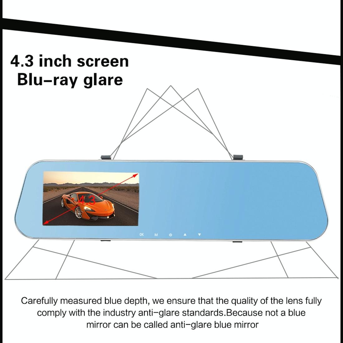 4.3 Dual Camera Vehicle Dvr with Full Hd 1080p Display Tristar Online