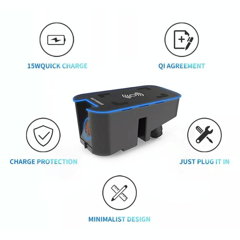 Wireless Charger for Volvo Xc60 / Xc90 - 15w Tristar Online