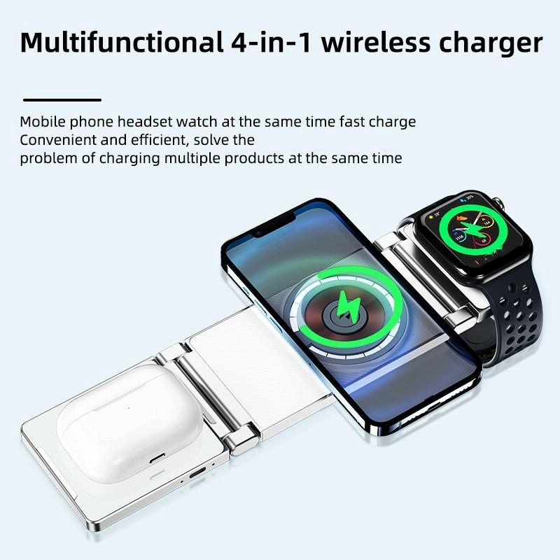 4 In 1 Wireless Charging Stand For Phone Watch Headset Tristar Online