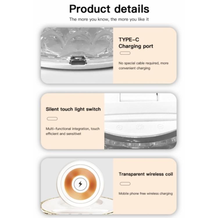 Wireless Charger Dock With Night Light Tristar Online