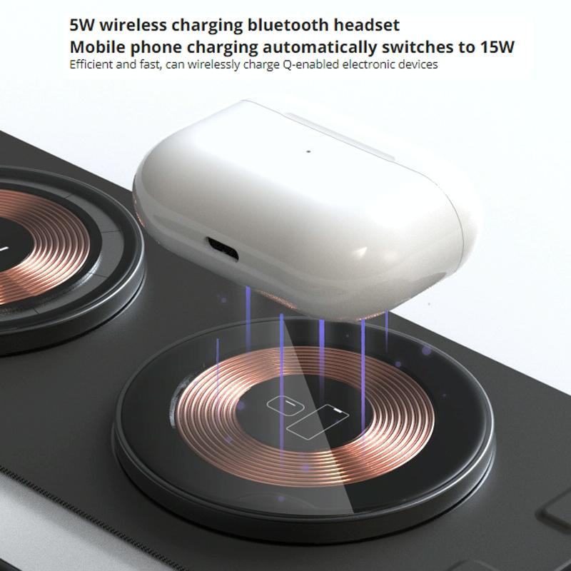 15W 3 In 1 Foldable Wireless Charger Tristar Online