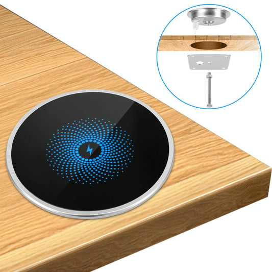 15W Ultra Thin Desktop Wireless Charger Embedded Tristar Online