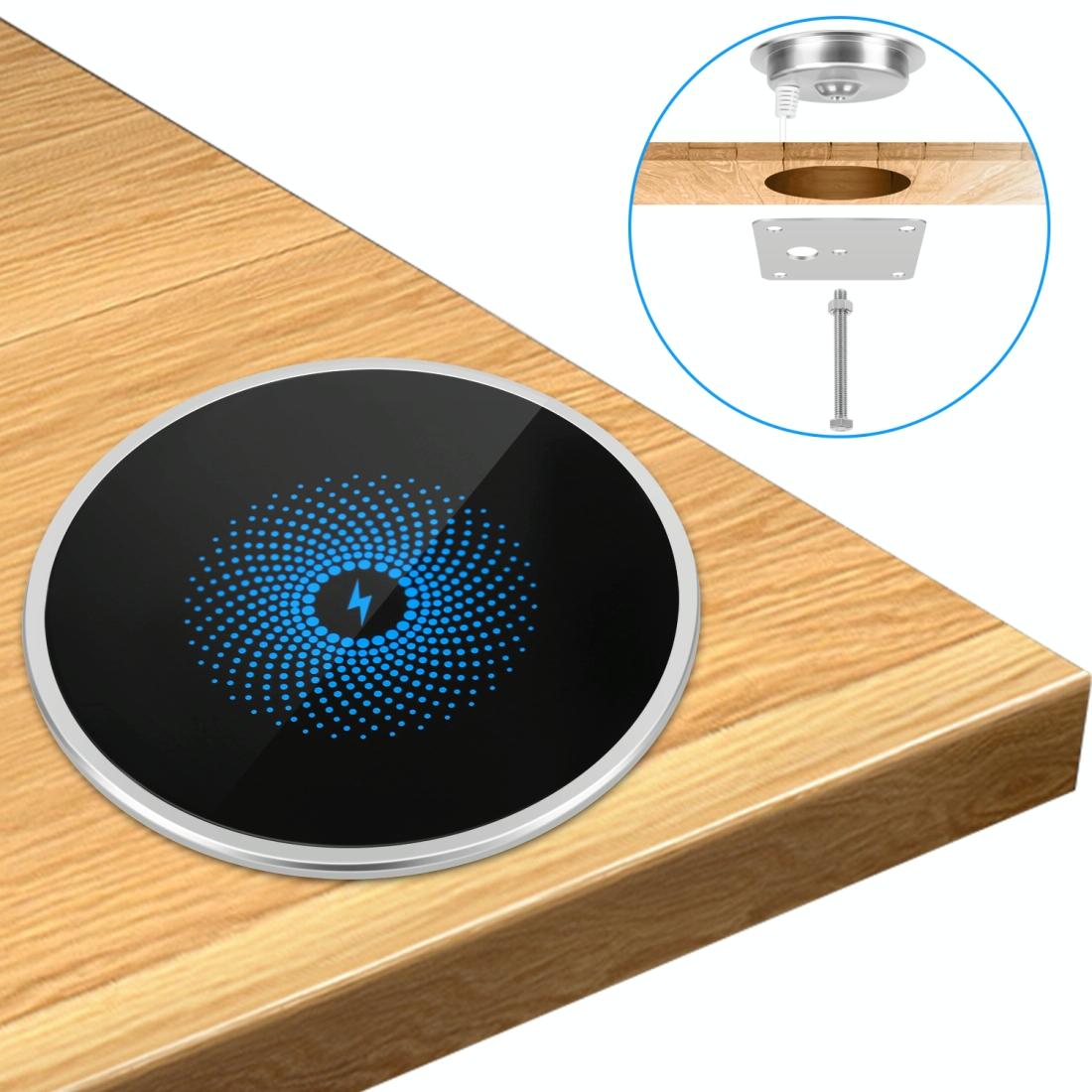 15W Ultra Thin Desktop Wireless Charger Embedded Tristar Online