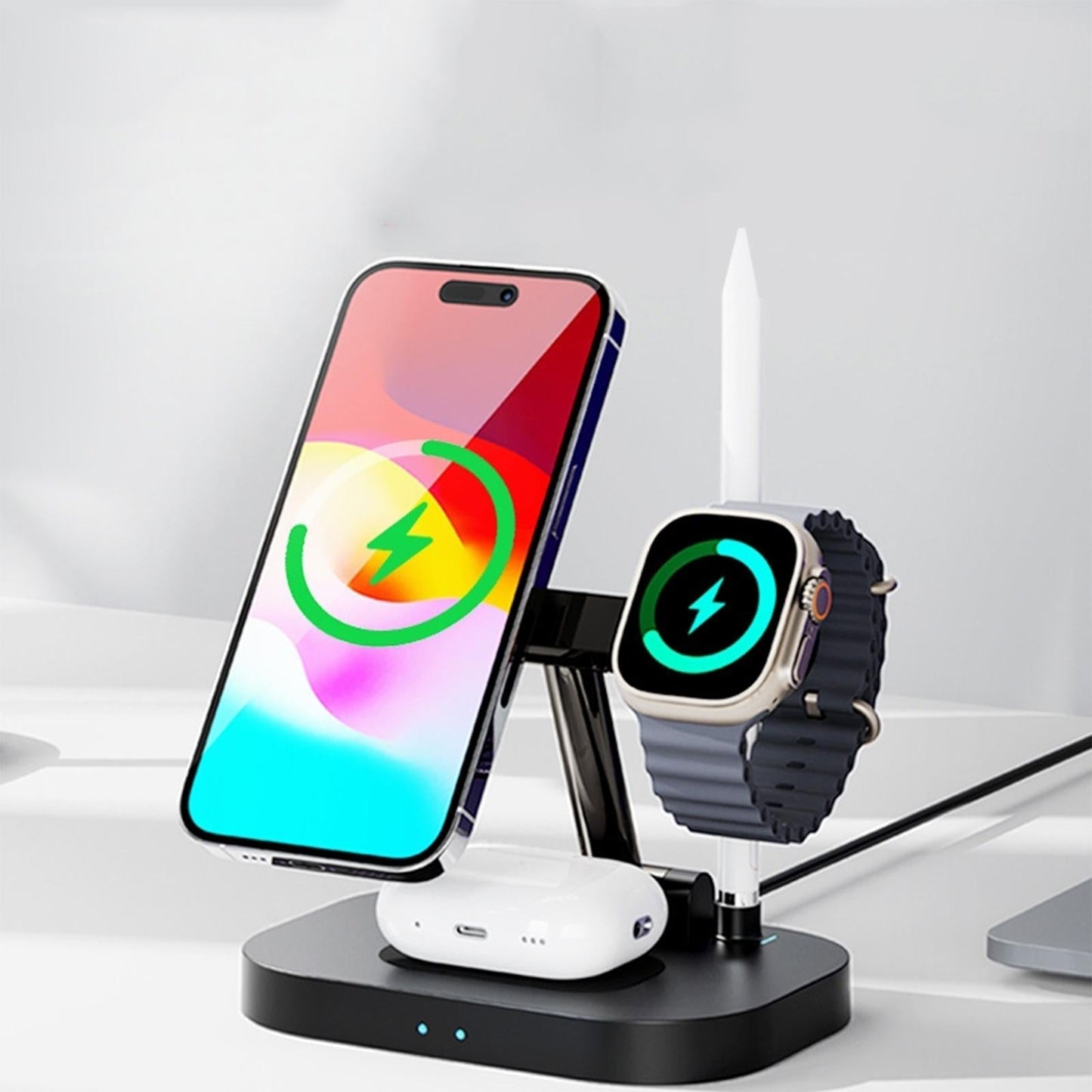 4 In 1 Foldable Wireless Charger Stand Tristar Online