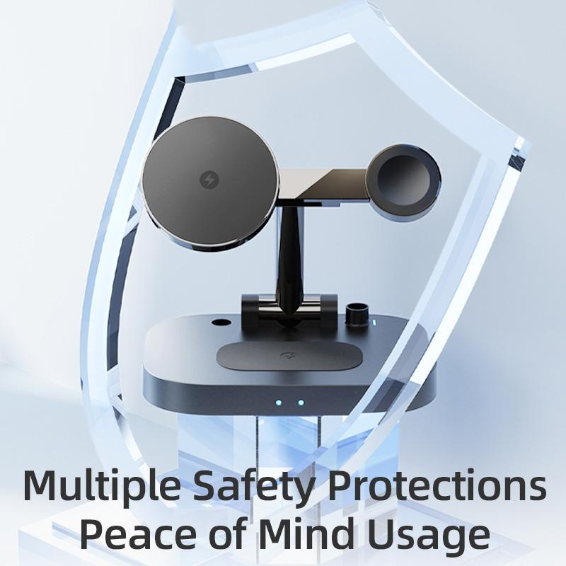 4 In 1 Foldable Wireless Charger Stand Tristar Online