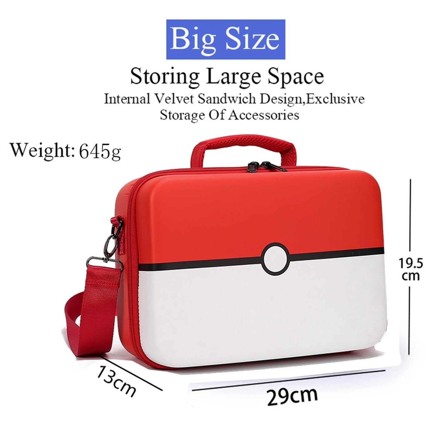 Compact Switch Shoulder Bag with Game Host Storage Tristar Online