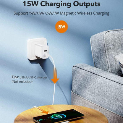 15W Magsafe Wireless Charger For Iphone / Airpods Pro Tristar Online