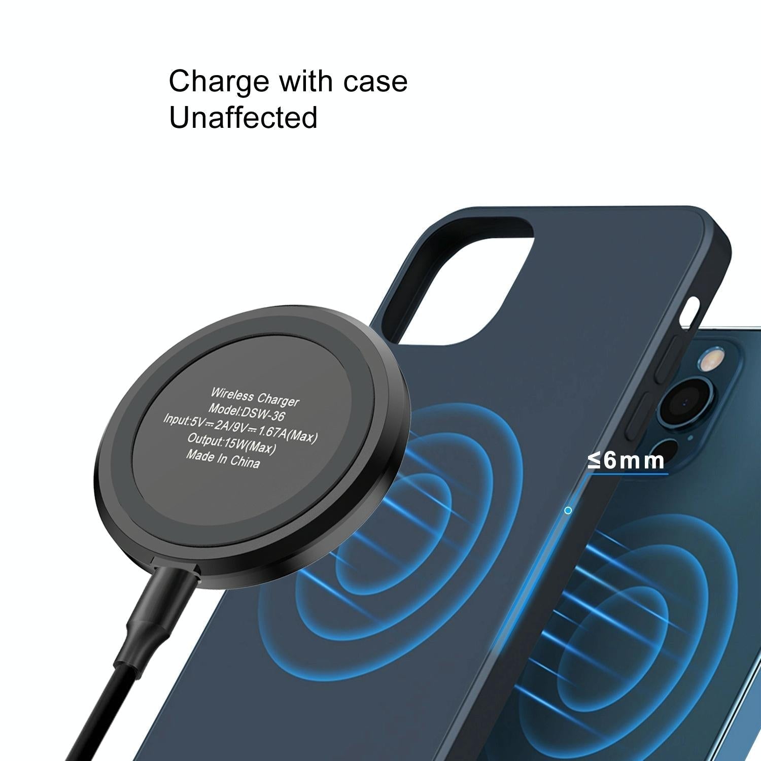 15W Fast Wireless Charger For Mobile Phones Tristar Online