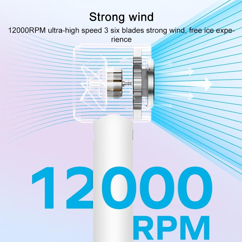 Ultra Freeze Ice Pack Handheld Fan High Speed Portable Tristar Online