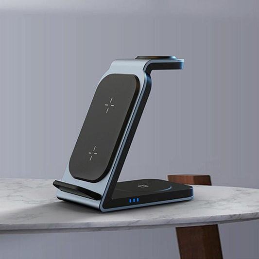 3 In 1 Vertical Metal Wireless Charger - Tarnish Tristar Online