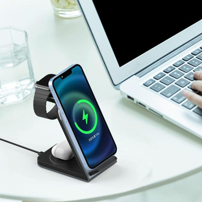 3 In 1 Vertical Metal Wireless Charger - Tarnish Tristar Online