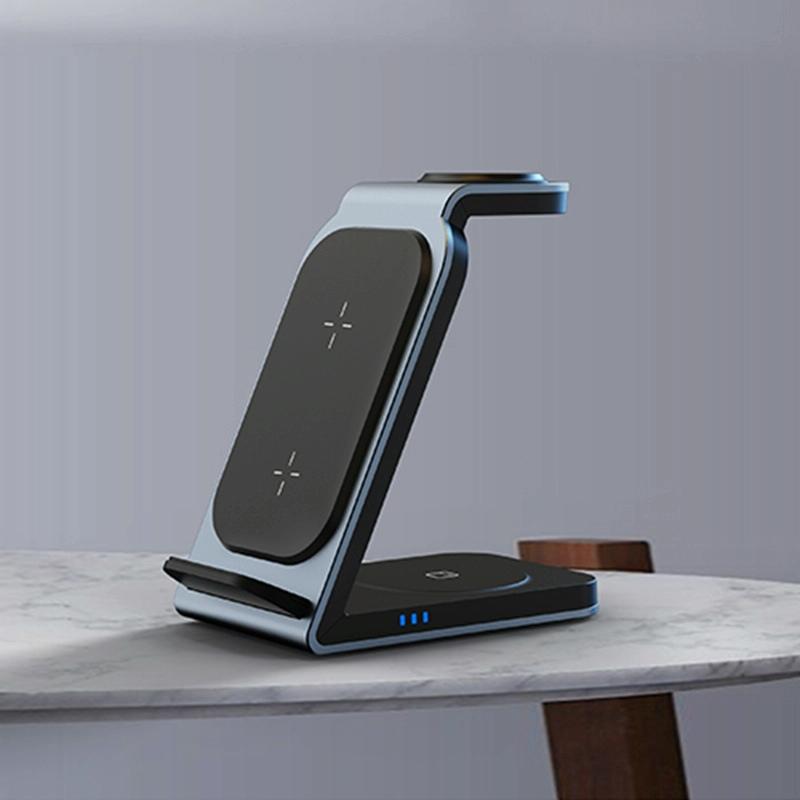 3 In 1 Vertical Metal Wireless Charger - Tarnish Tristar Online