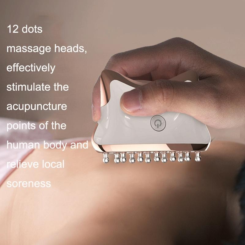 Colour Light Meridian Dredging Massager Sm-2102 - White Gold Tristar Online