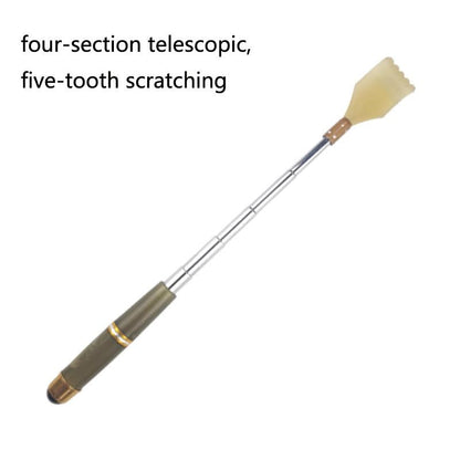 Retractable Back Scratcher With Magnetic Tickler - Brown Tristar Online