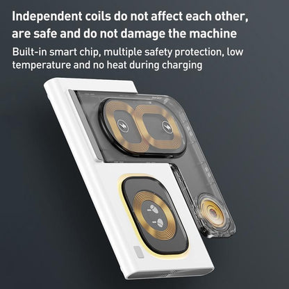 15W 3 In 1 Foldable Wireless Charger - Black Tristar Online