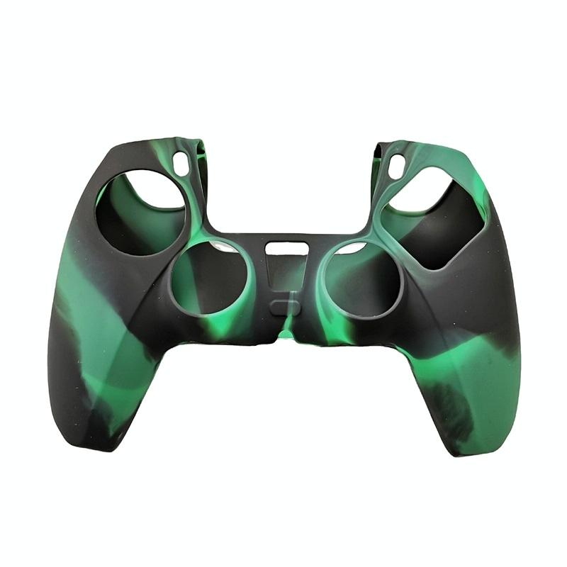 2-pack Non-slip Silicone Handle Covers for Ps5 Controllers - Dark Green Tristar Online