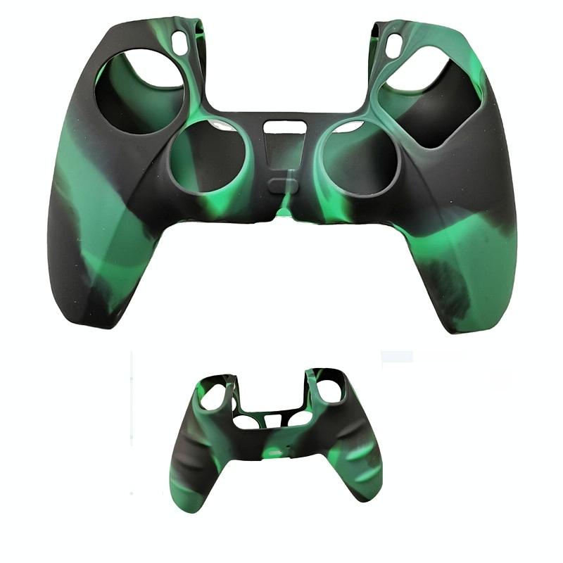 2-pack Non-slip Silicone Handle Covers for Ps5 Controllers - Dark Green Tristar Online