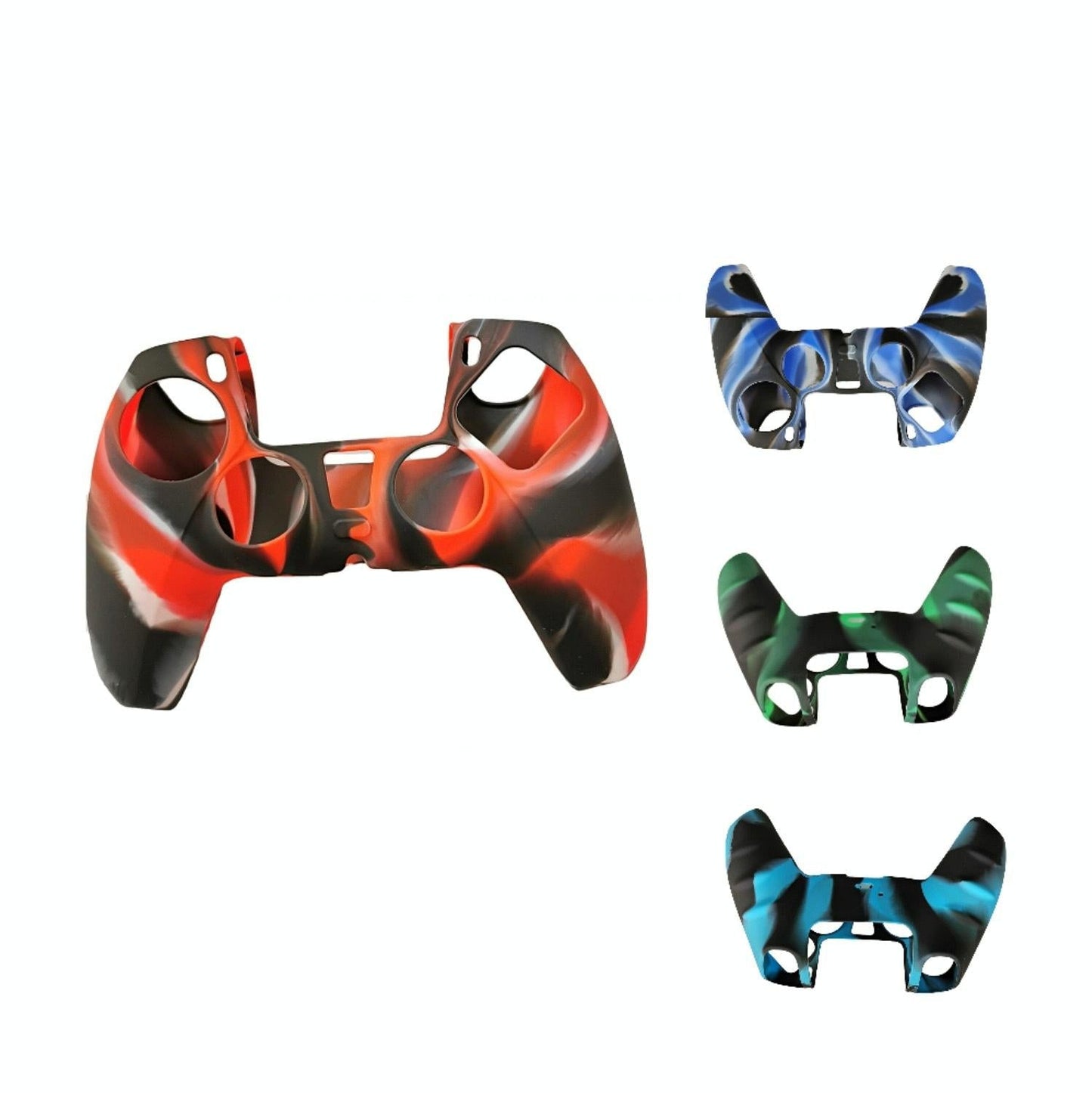 2-pack Non-slip Silicone Handle Covers for Ps5 Controllers - Dark Green Tristar Online