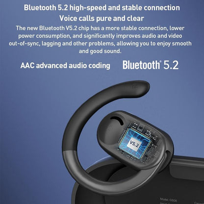 Wireless Bluetooth Earphones with Led Display - Zga Gs08 - Black Tristar Online