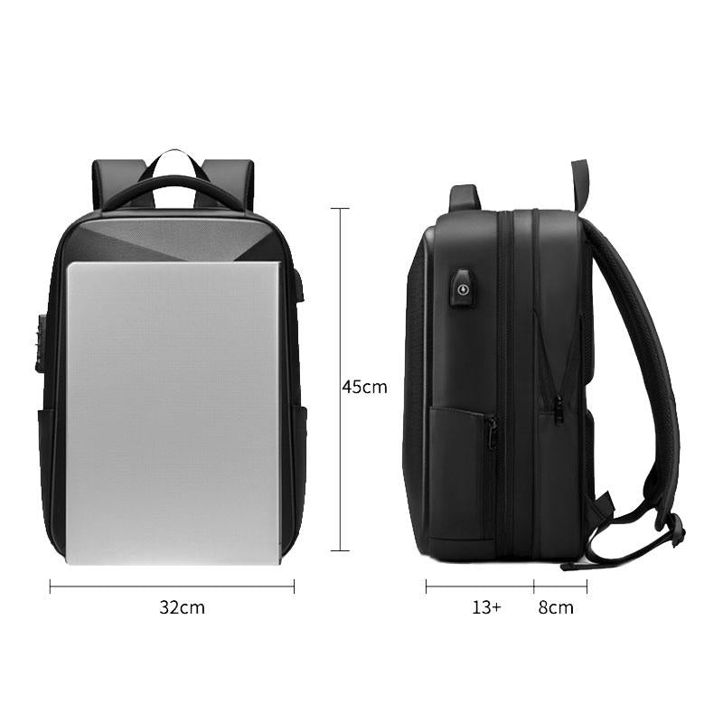 Expandable Usb Laptop Backpack for Business Travel - Black Tristar Online