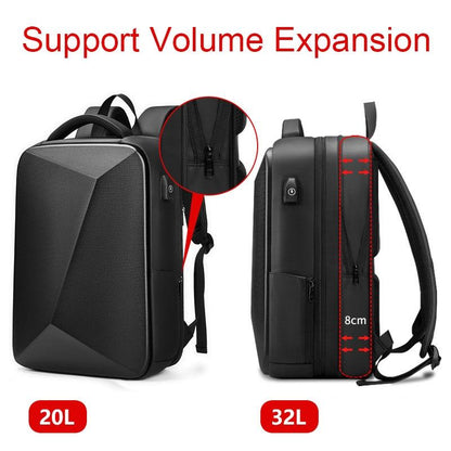 Expandable Usb Laptop Backpack for Business Travel - Black Tristar Online