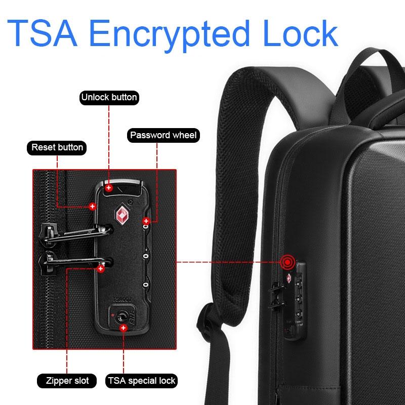 Expandable Usb Laptop Backpack for Business Travel - Black Tristar Online