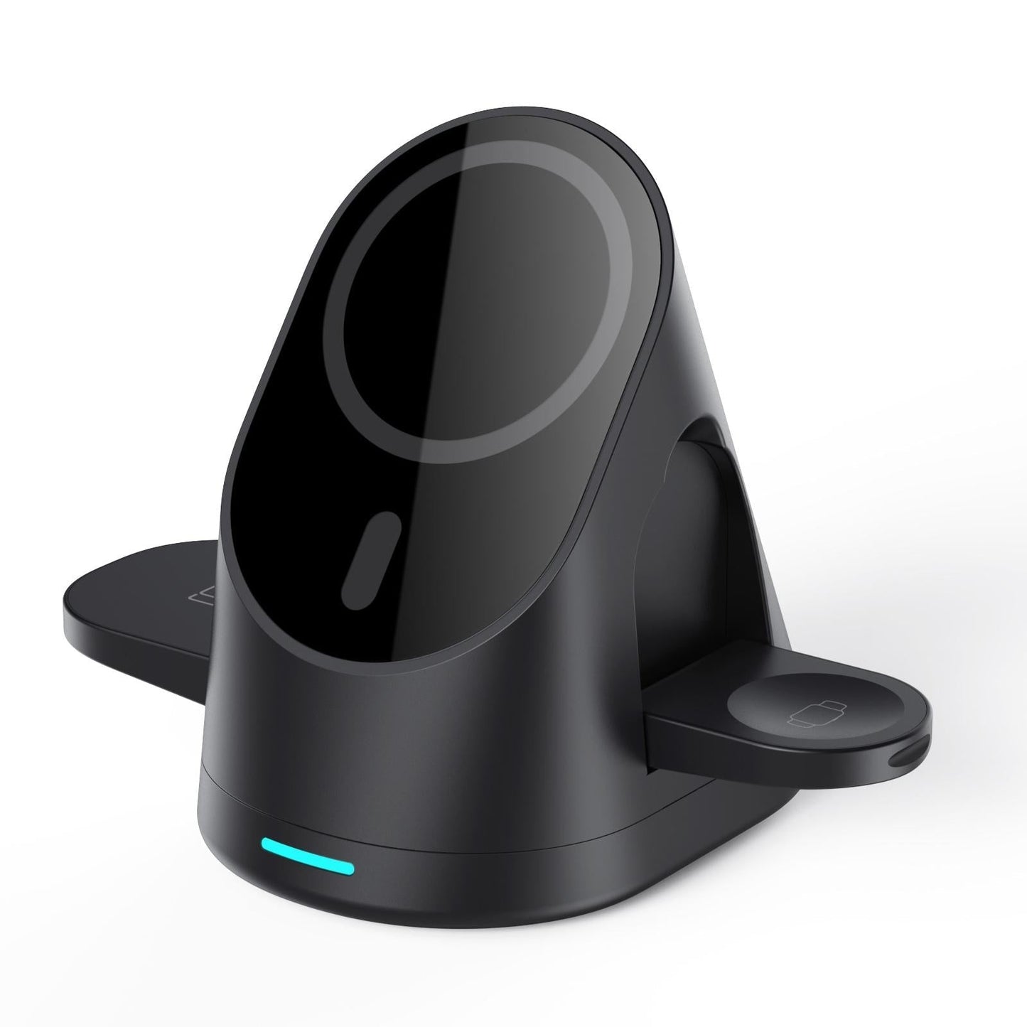 3 In 1 Magnetic Wireless Charging Bracket For Smartphone Iwatch Airpods - Black Tristar Online