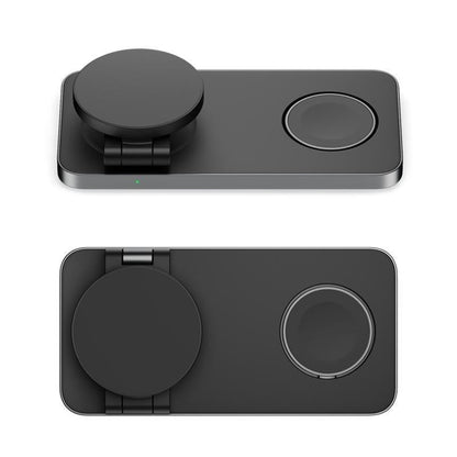 3 In 1 Magnetic Wireless Charging Dock For Apple Devices - Black Tristar Online