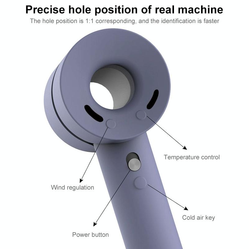 Shockproof Silicone Case For Dyson Hairdryer - Black Tristar Online