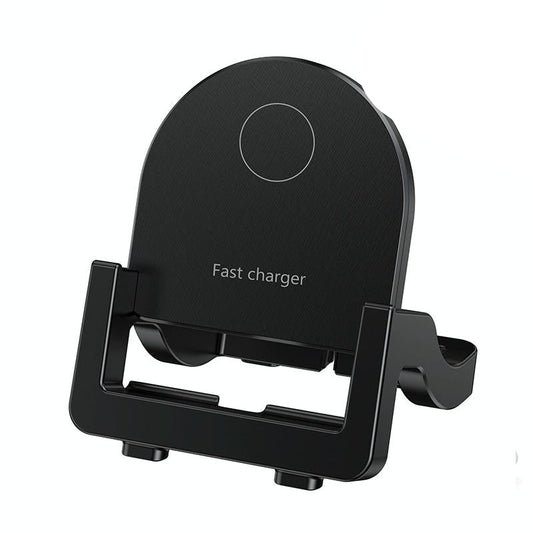 15W Vertical Wireless Fast Charger With Phone Holder - Black Tristar Online