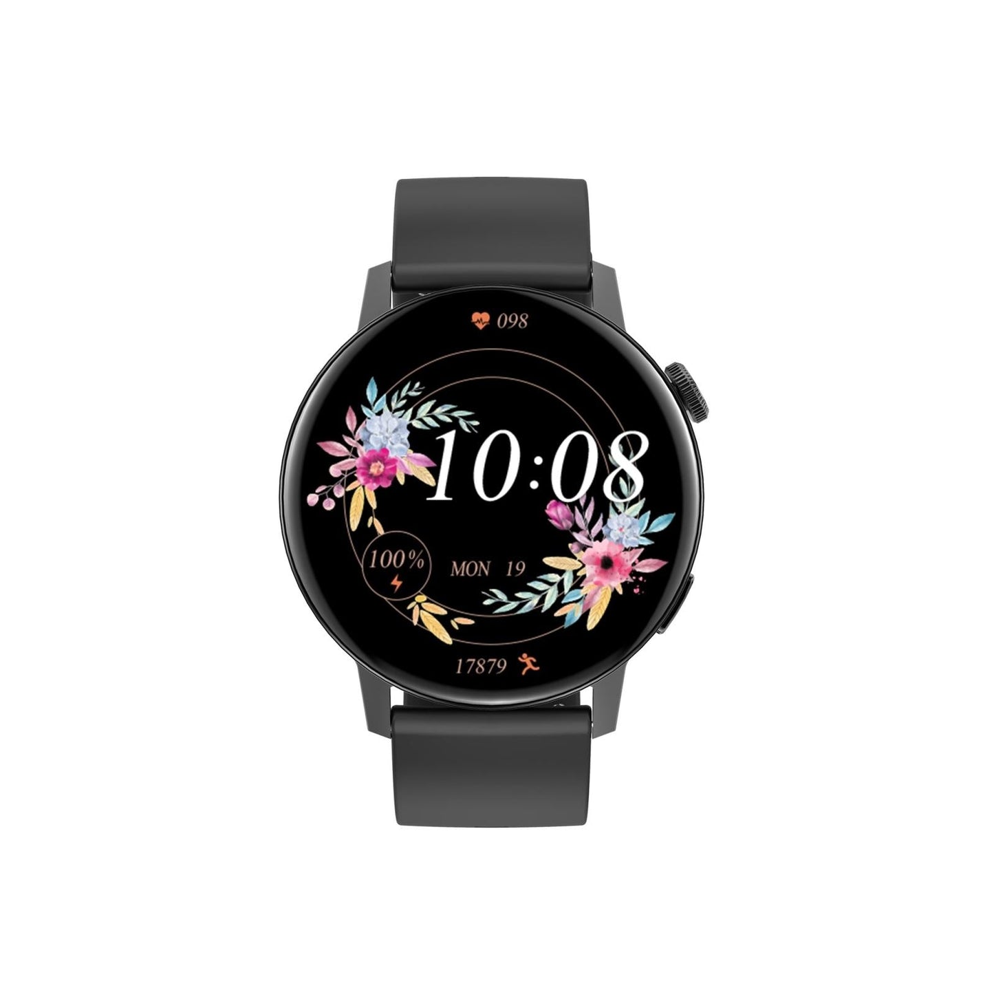 Mini Silicone Smart Watch With Colour Screen - Dt3 - Black Tristar Online