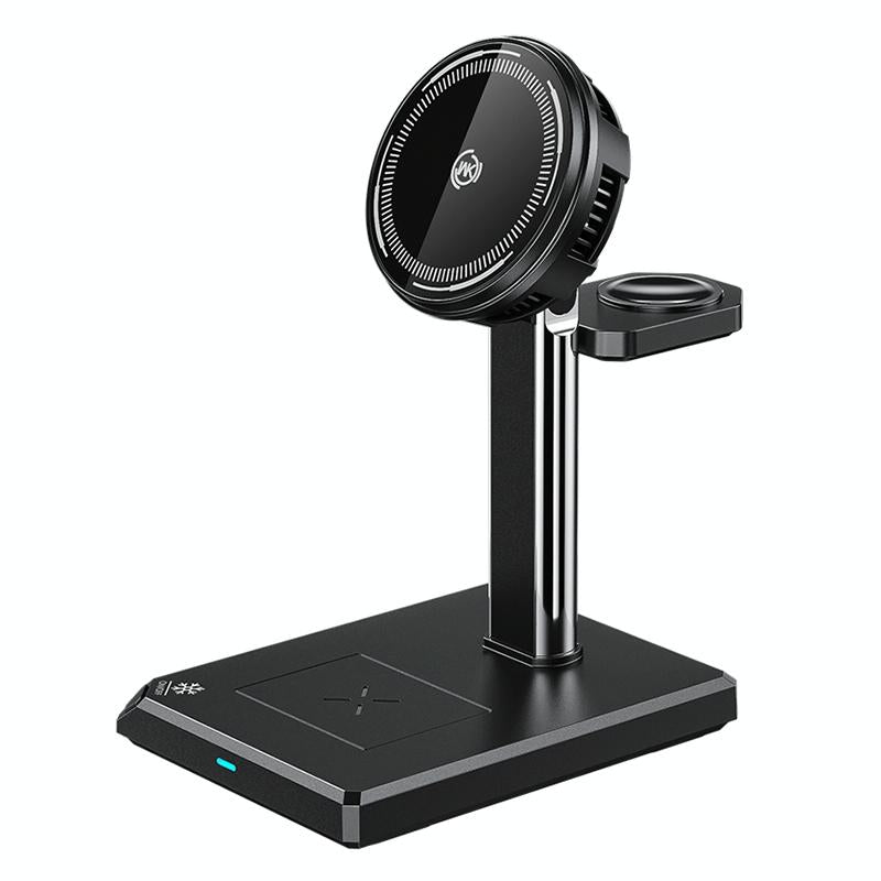 15W 4 In 1 Magnetic Wireless Charger Stand - Black Tristar Online