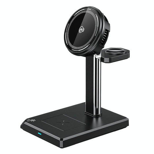 15W 4 In 1 Magnetic Wireless Charger Stand - Black Tristar Online