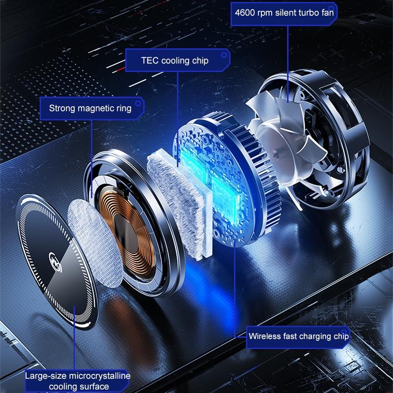 15W 4 In 1 Magnetic Wireless Charger Stand - Black Tristar Online