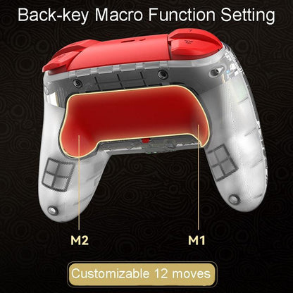 Wireless Dual Vibration Gamepad for Ps3 / Ps4 with Rgb Lights - Red Tristar Online