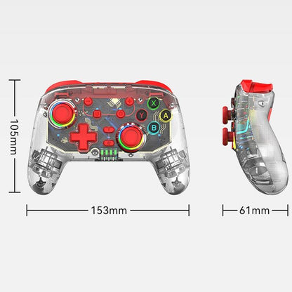 Wireless Dual Vibration Gamepad for Ps3 / Ps4 with Rgb Lights - Red Tristar Online