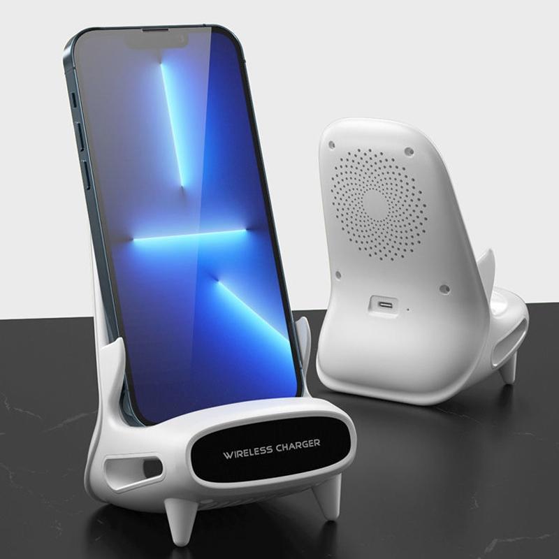 15W Vertical Wireless Charger For 4.5 11 Devices White Tristar Online