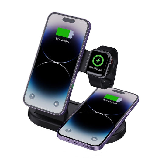 4 In 1 Magnetic Wireless Charger Black Tristar Online