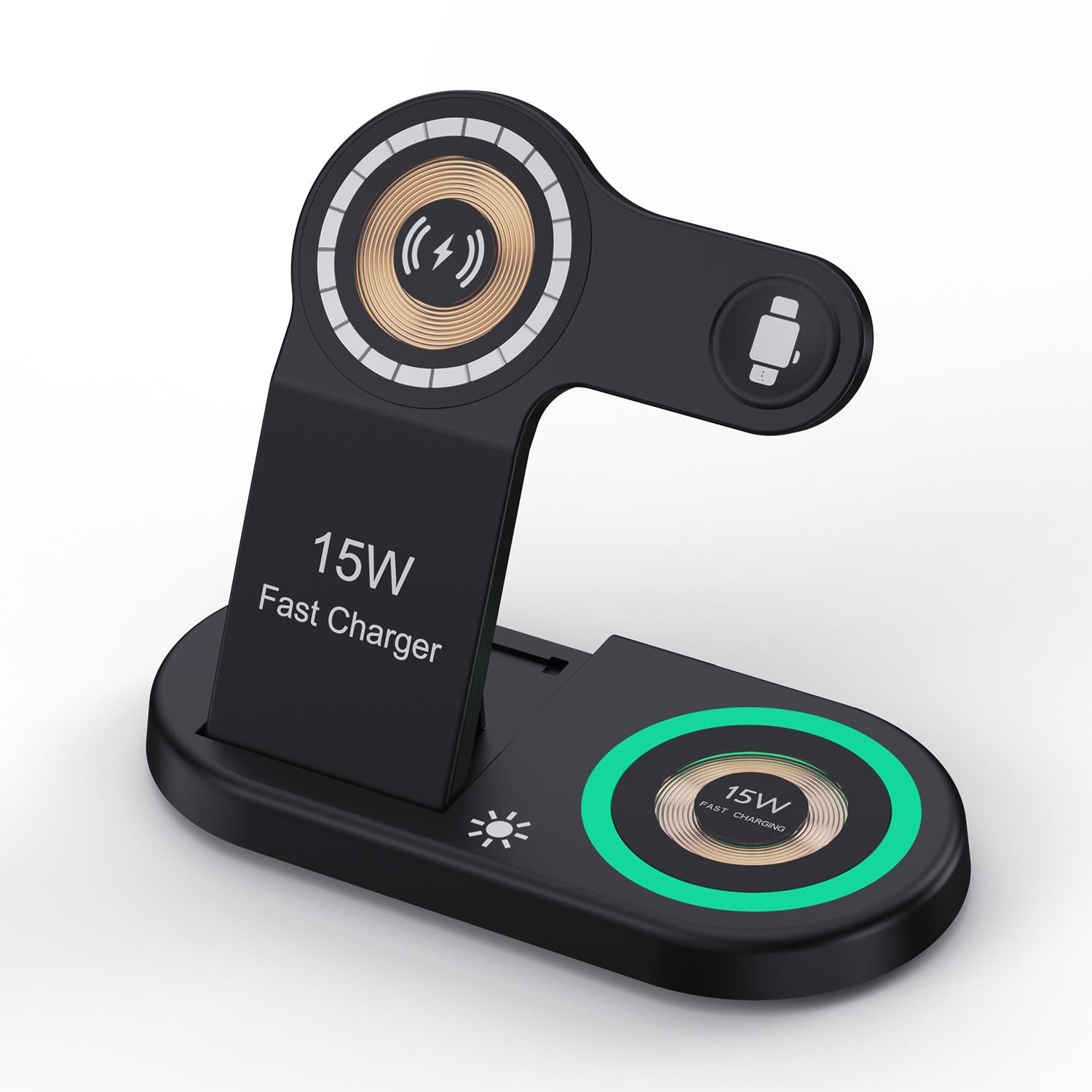 4 In 1 Magnetic Wireless Charger Black Tristar Online