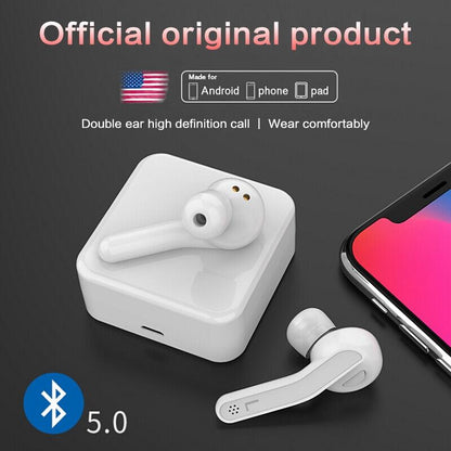 Mini Touch Control Wireless Earbuds with Charger Box - Hifi Bluetooth Tws - Black Tristar Online